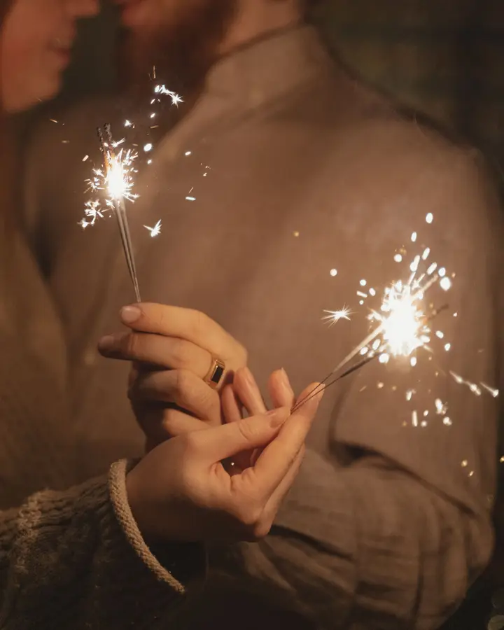 Sparkler send-off