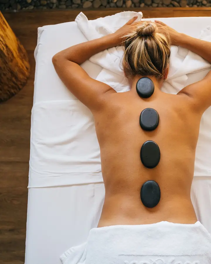 Hot stone massage