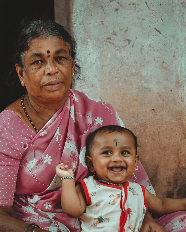 Three-generation portrait