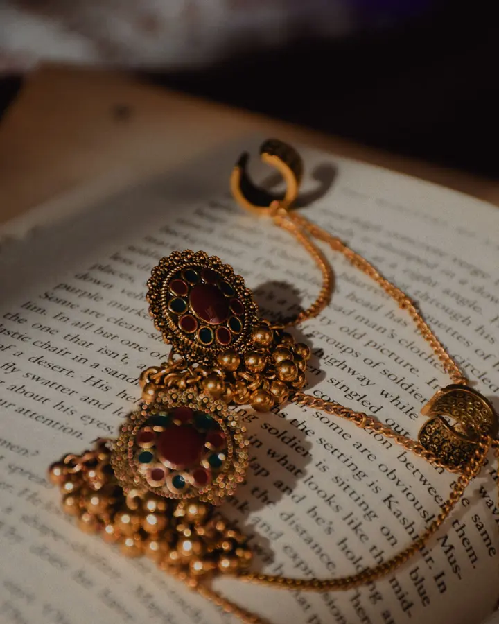 Antique ruby necklace