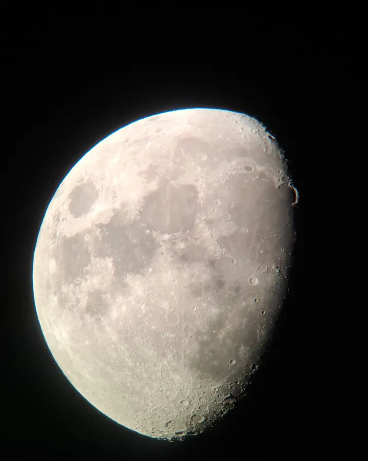 Moon and planets evening