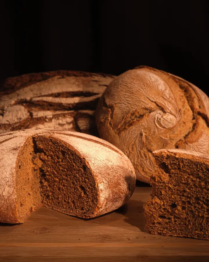 Ragi and rye sourdough