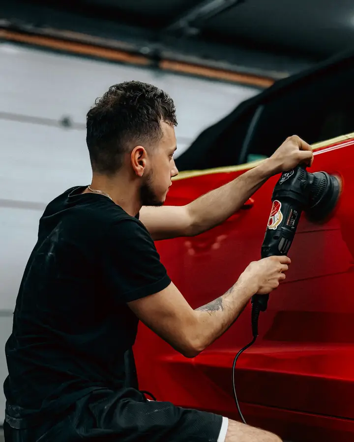 Two-stage paint correction