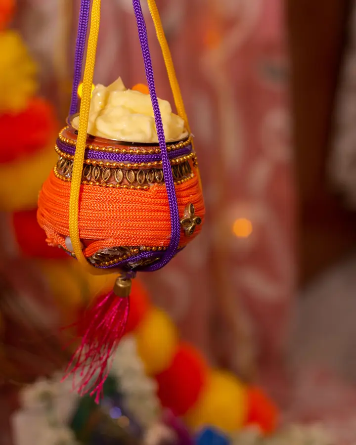 Bilona ghee in a clay matki
