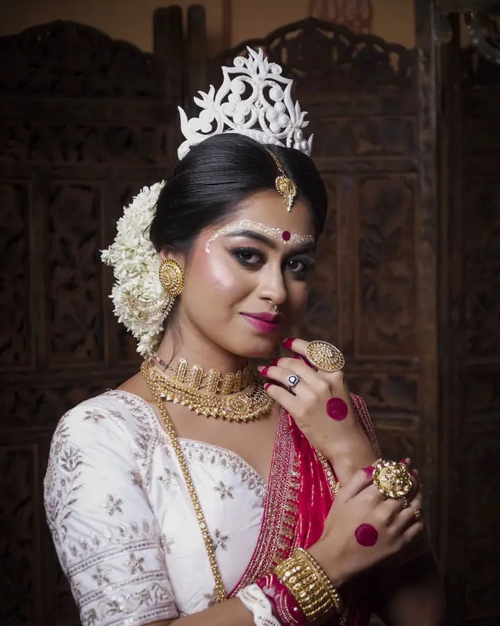 Bengali bridal look