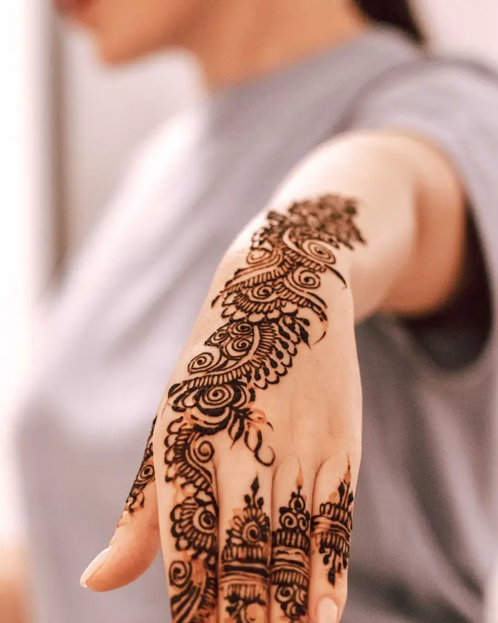 Arabic trail mehendi
