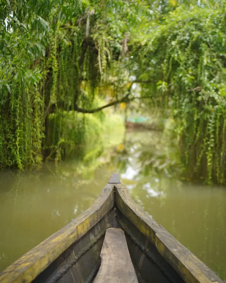 Country-boat canal trip