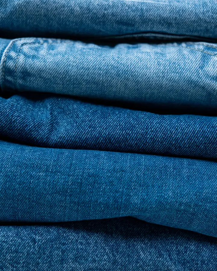 Indigo khadi, per metre