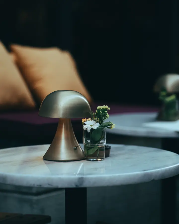 Mushroom table lamp