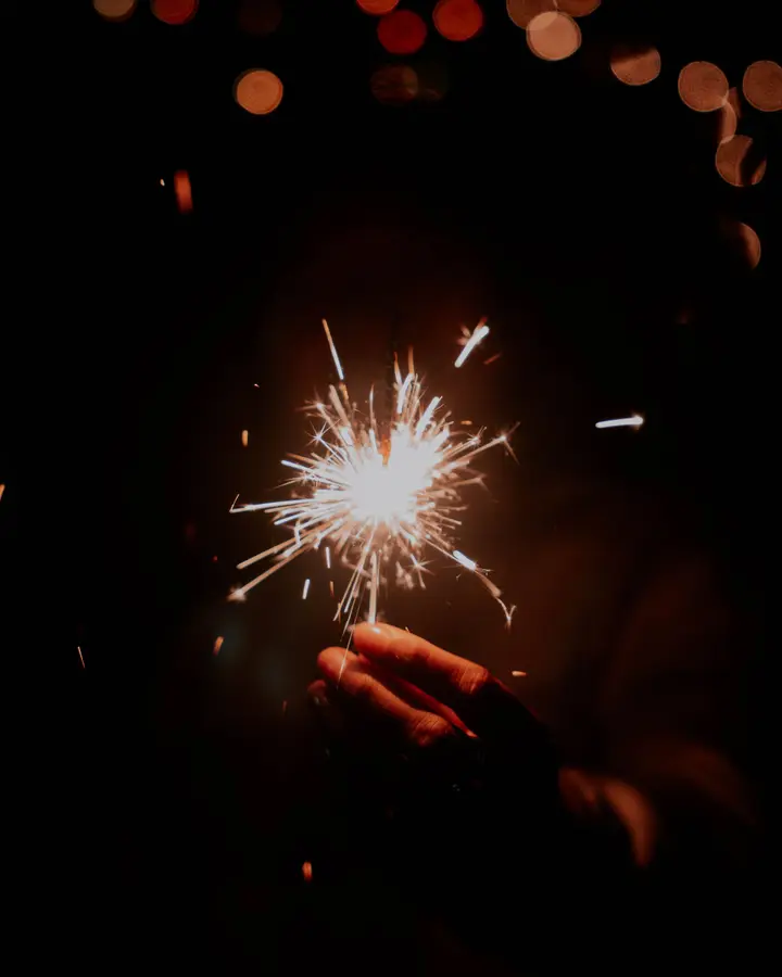 Kids’ sparklers, 7 cm