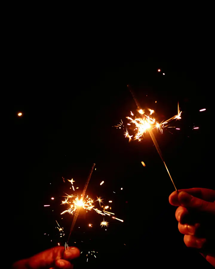30 cm gold sparklers