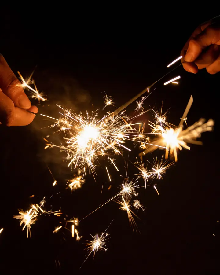 Colour sparklers, 30 cm