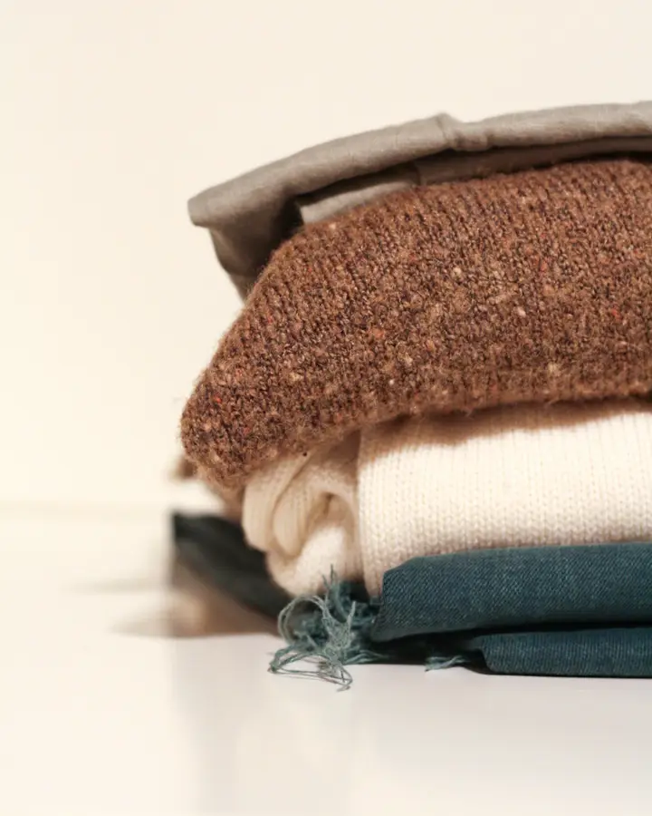 Flat-knit sweaters