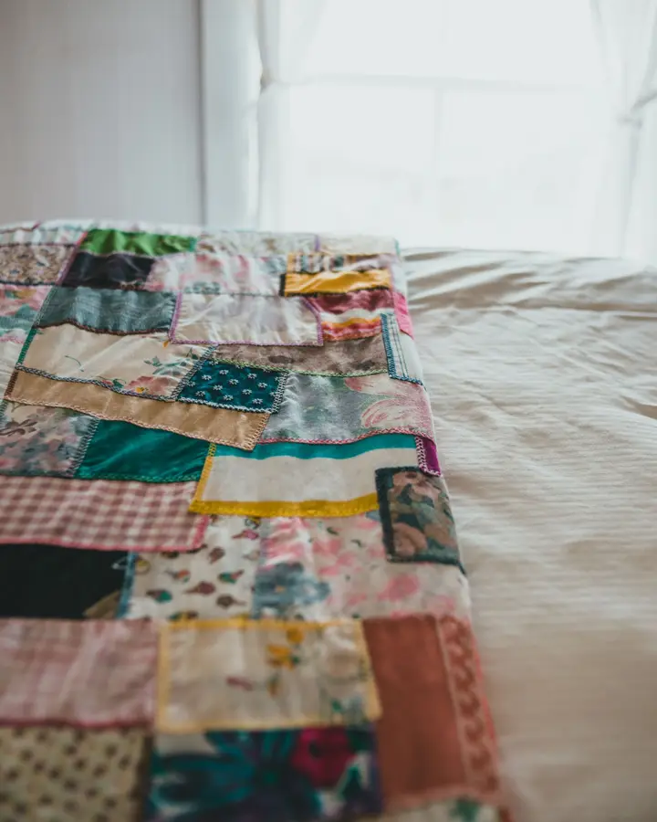 Patchwork cotton quilt