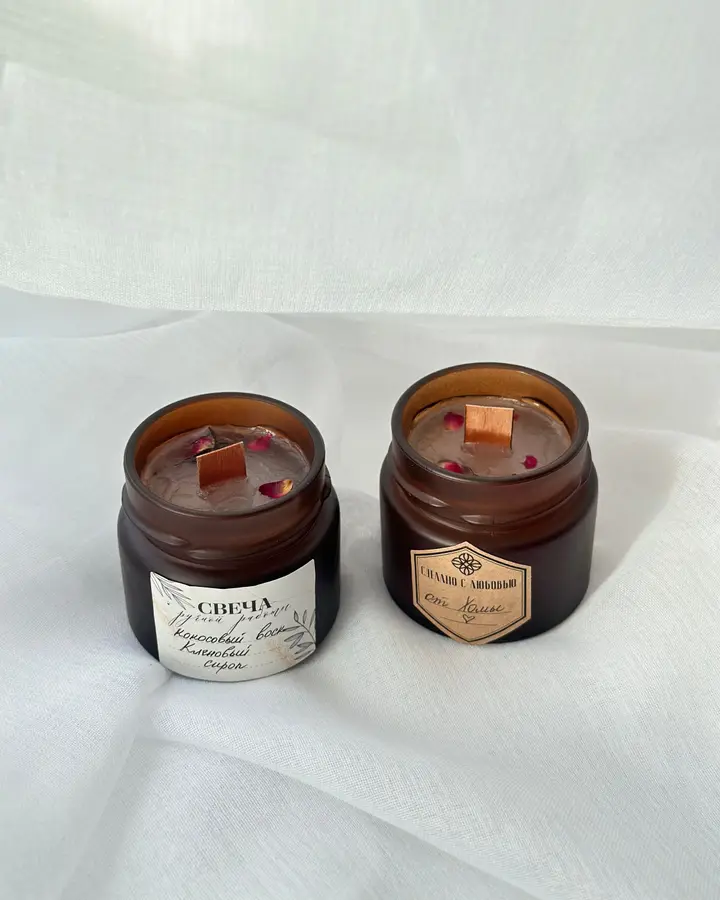Cashew blossom soy candle