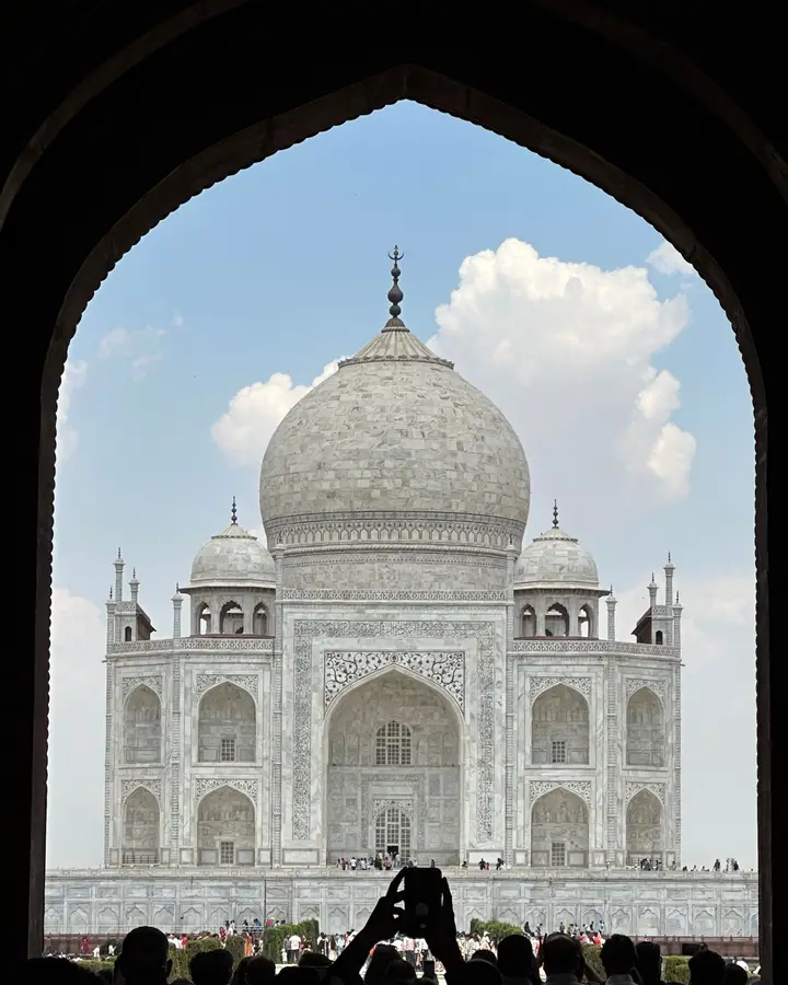 Agra and Delhi